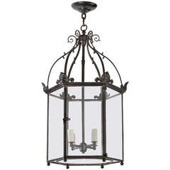 Enameled Antique Hexagonal Lantern 5