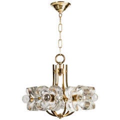 A Mazzega murano glass chandelier