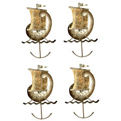 Set of 4 Iron Sconces
