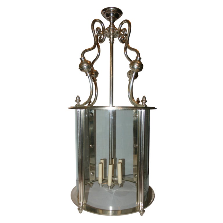 Large Silver Plated Lantern