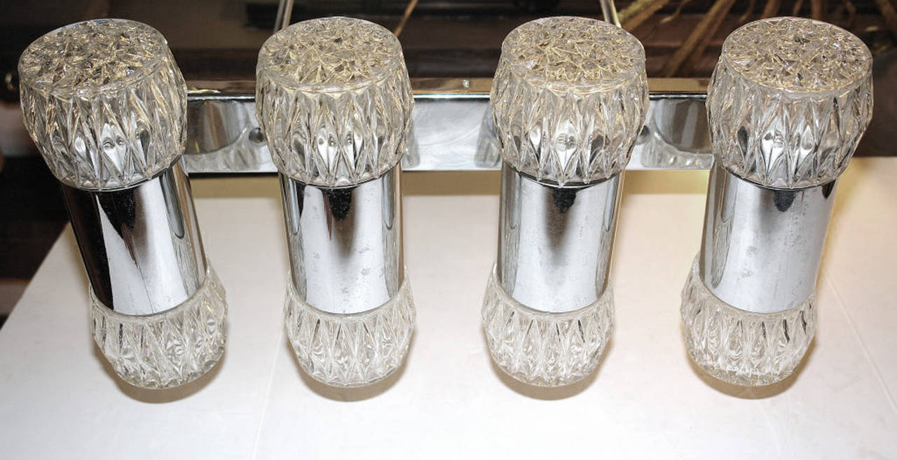 Molded Horizontal Flush Light Fixture For Sale