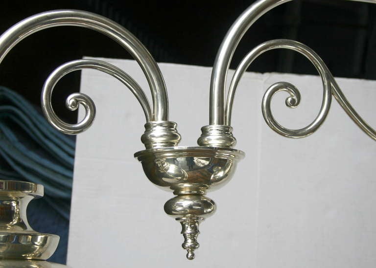 English Billiard Style Fixture In Good Condition For Sale In New York, NY