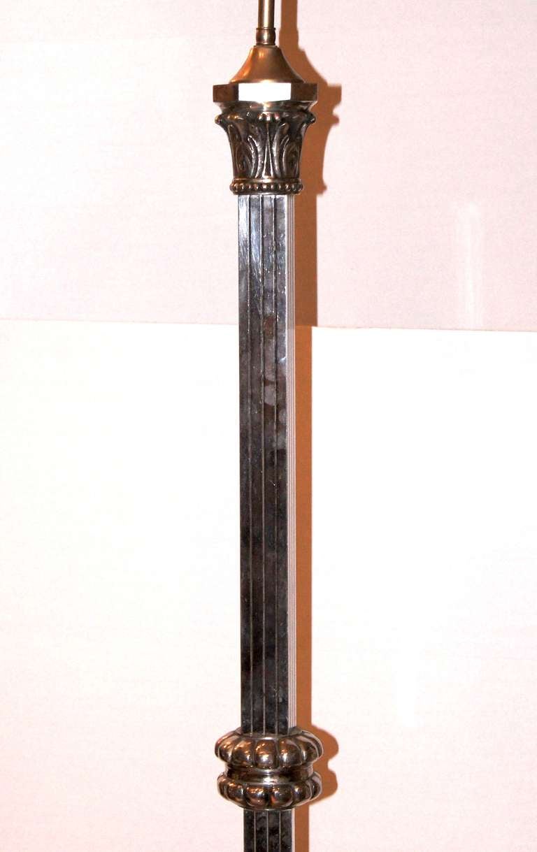 Art Deco Silver Floor Lamps in Lighting Collections