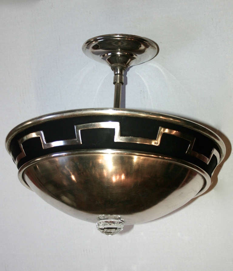 Italian Set of 11 Silver Plated Light Fixtures. Sold individually For Sale
