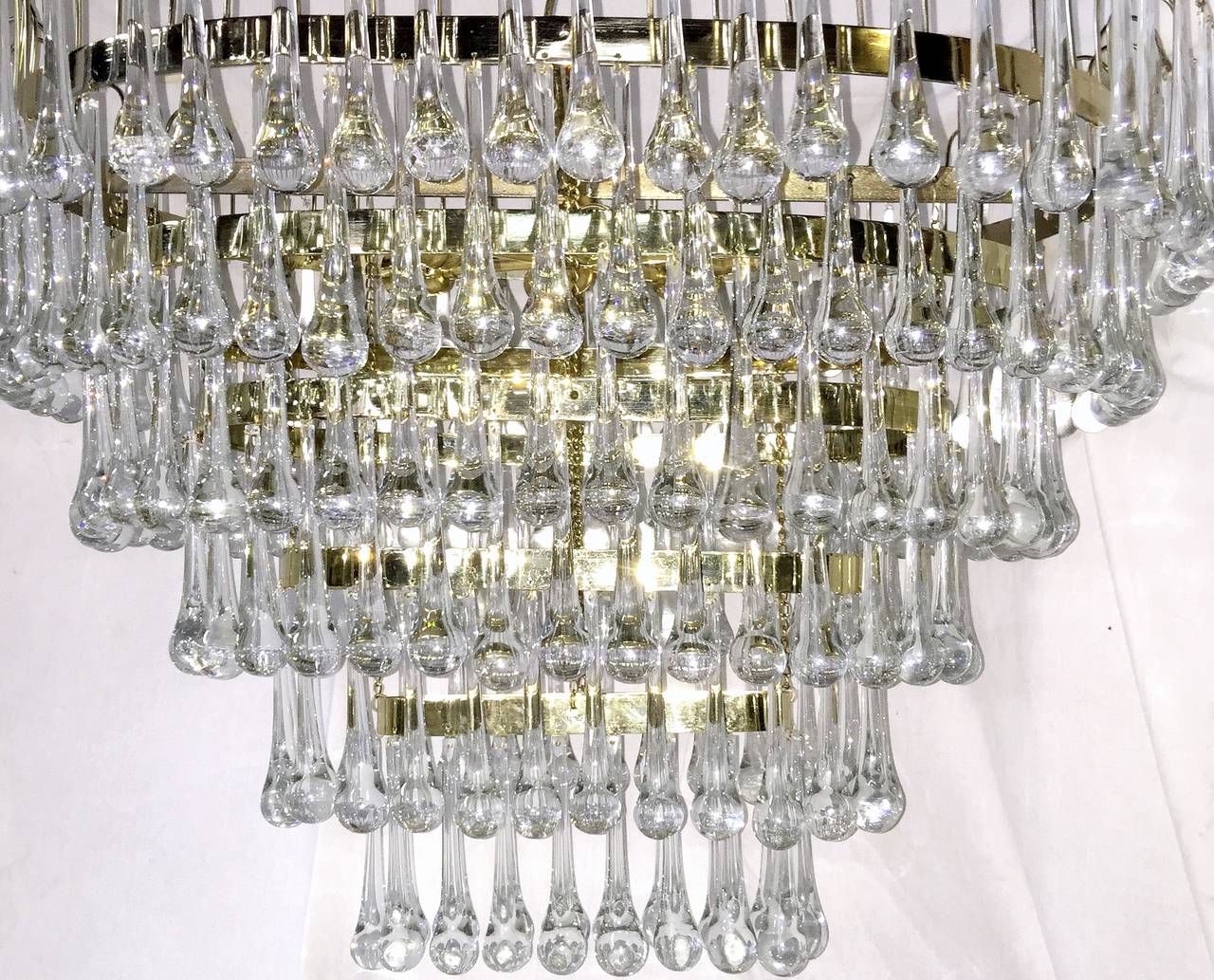 Metà XX secolo Coppia di apparecchi di illuminazione ovali in vendita