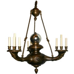 Antique Large Neoclassic Chandelier