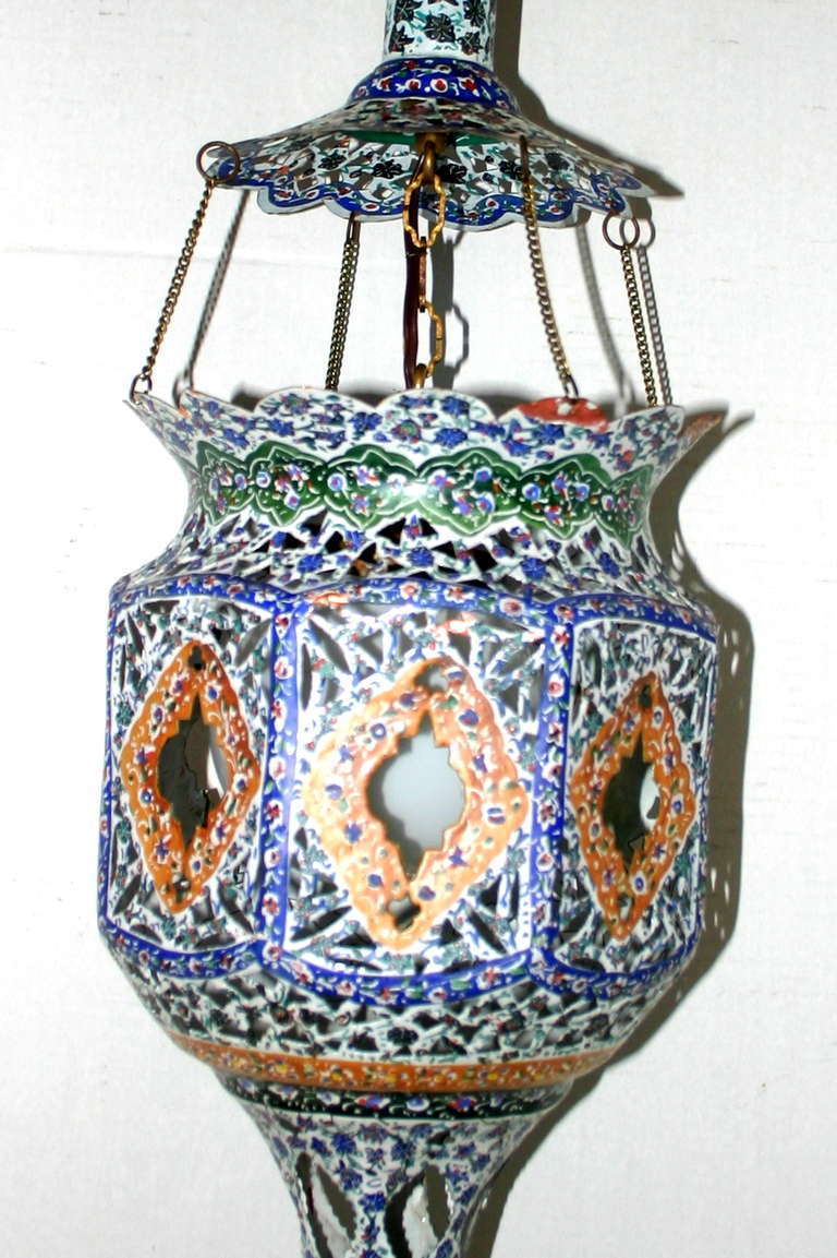 Mid-20th Century Arabesque Lantern For Sale