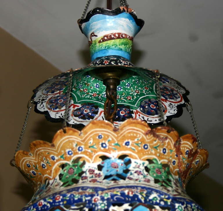 Turkish Arabesque Lantern For Sale