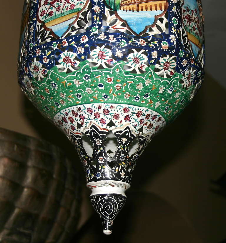 Arabesque Lantern In Good Condition For Sale In New York, NY