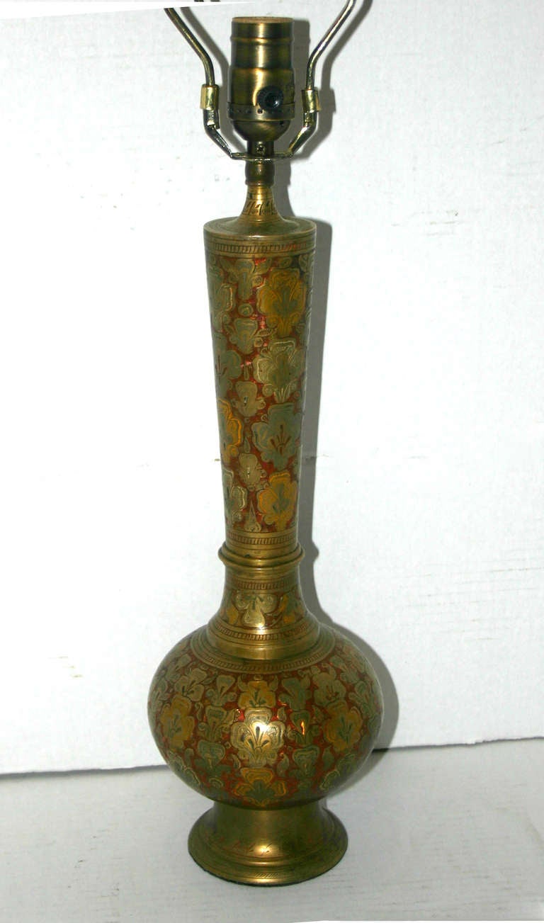 hammered brass lamps