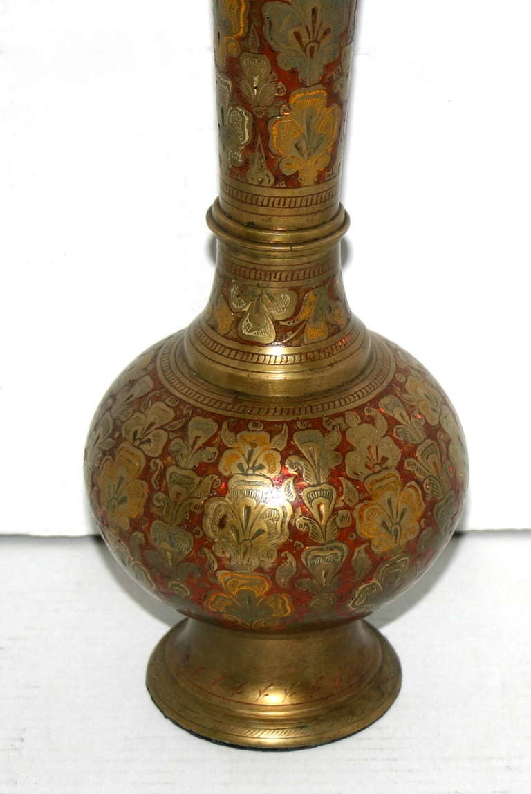 vintage brass lamps