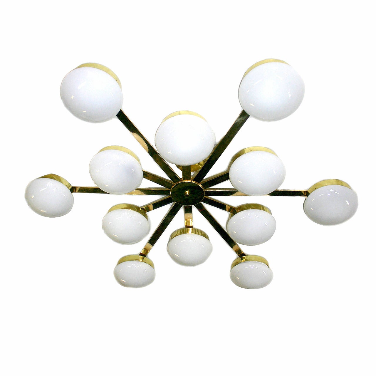Grande lampada semi-lush in stile moderno