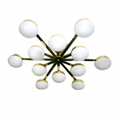 Grand luminaire semi-encastré moderne