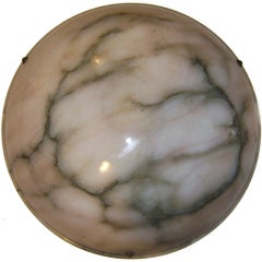 White and Gray Carved Alabaster