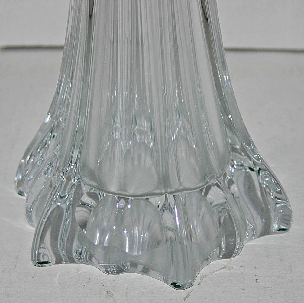 Mid-20th Century Single Murano Glass Lamps For Sale