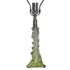 Lámpara de mesa individual de cristal de Murano