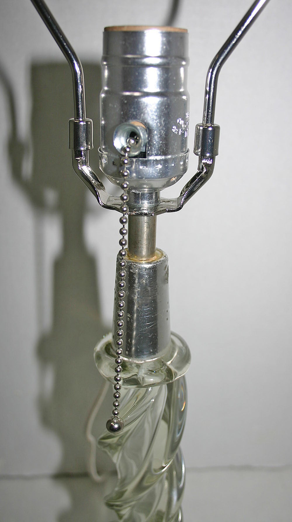 Einzelne Tischlampe aus Muranoglas im Zustand „Gut“ im Angebot in New York, NY