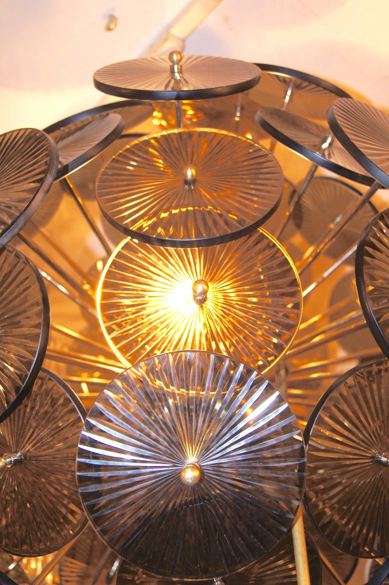 European Large Sputnik Light Fixture
