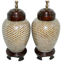 Pair of Porcelain Lamps 10