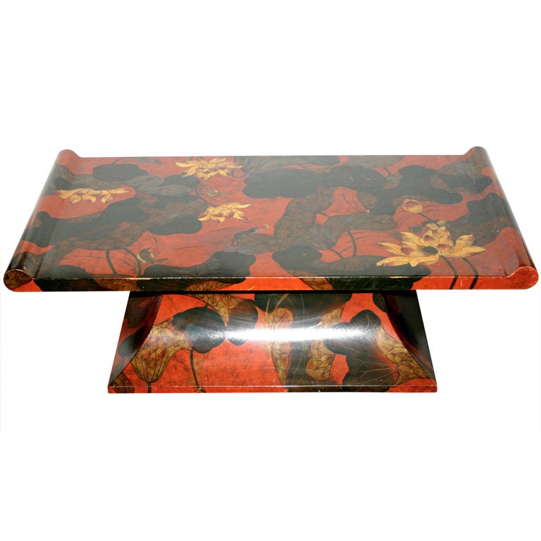 Japanese Painted Coffee Table
