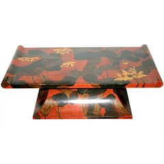 Japanese Painted Coffee Table