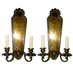 Neoclassic Bronze Sconces