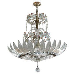 Silvered Bronze Chandelier
