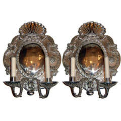 Silver Plated Sconces