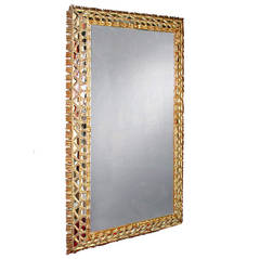Antique Large Spanish Colonial Mirror