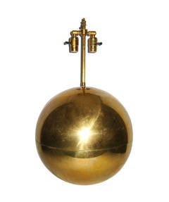 Large Gilt ModerneTable Lamp