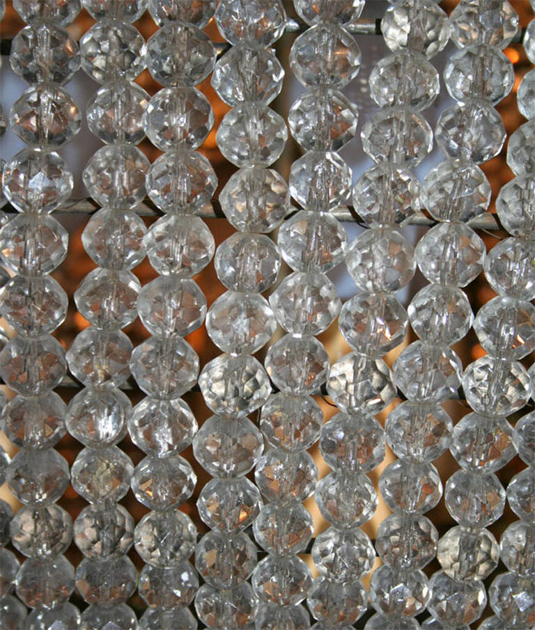 Large Neoclassic Crystal Lantern 4