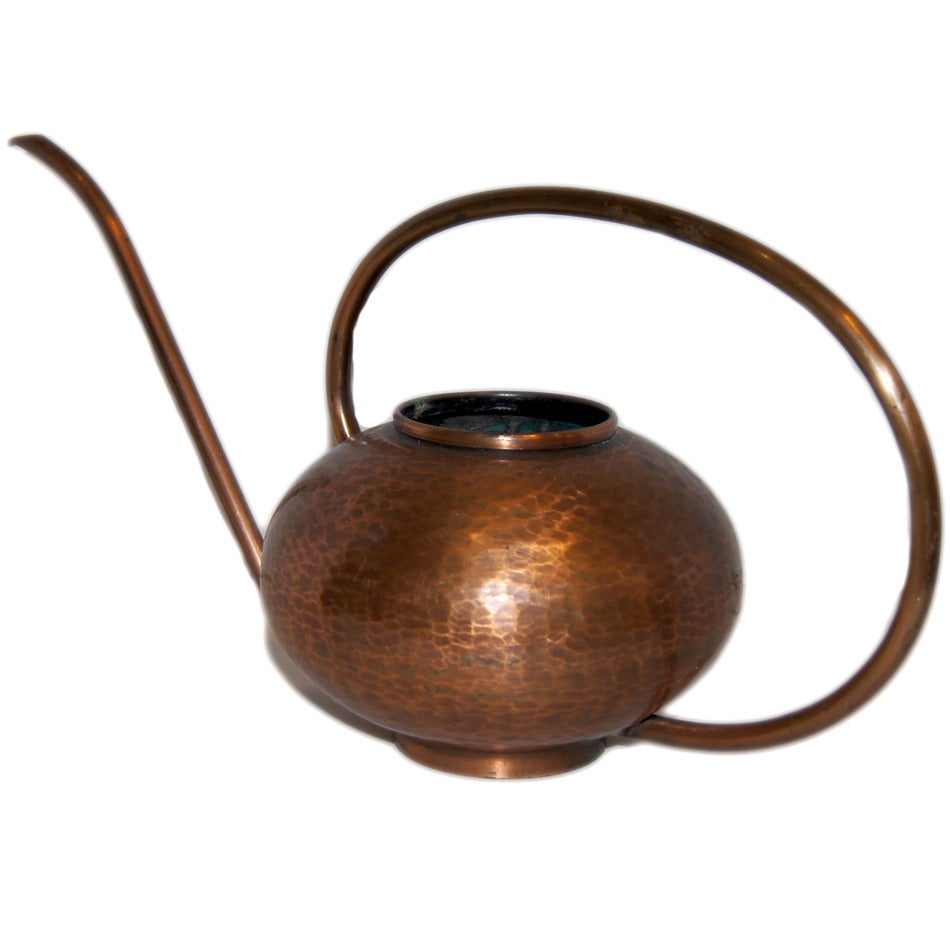 Large Copper Watering Can at 1stDibs antique copper watering can