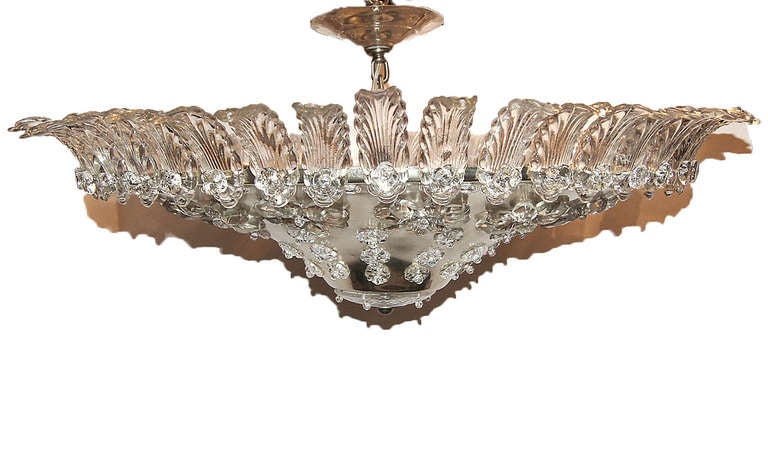 Silver Plated Light Fixture