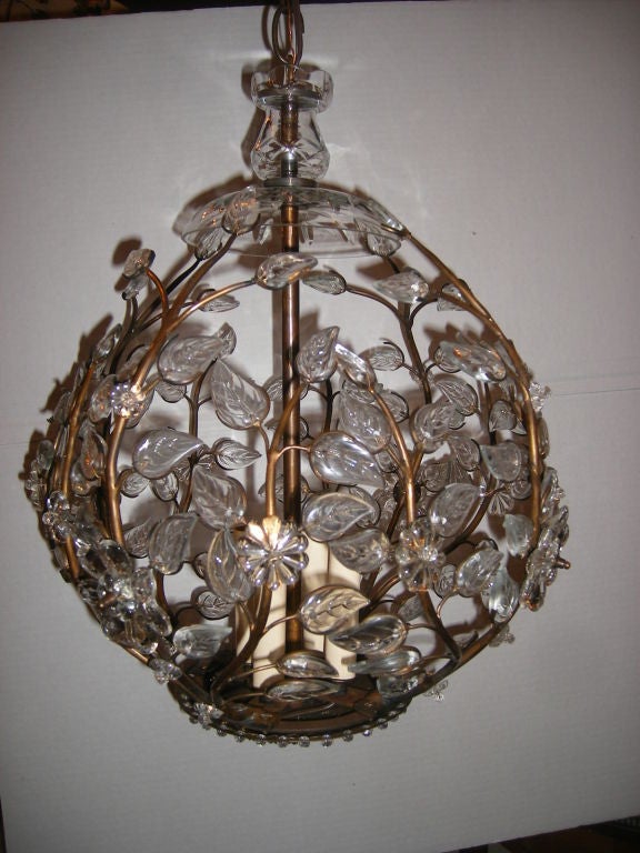 Pair of Bronze Light Fixtures with Molded Glass, Sold Individually For Sale 2