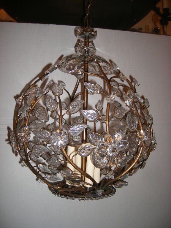 Paire de luminaires en bronze avec verre moulé, vendus individuellement en vente 1