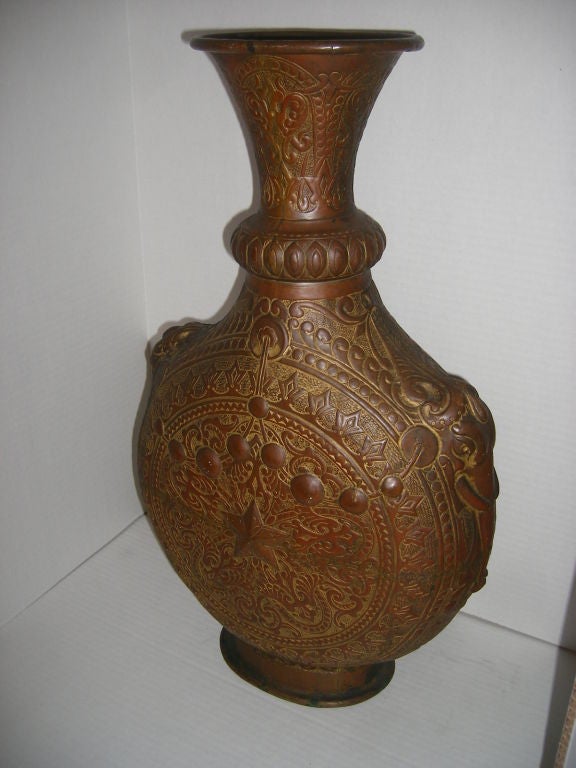 Hammered Copper Vase For Sale 3