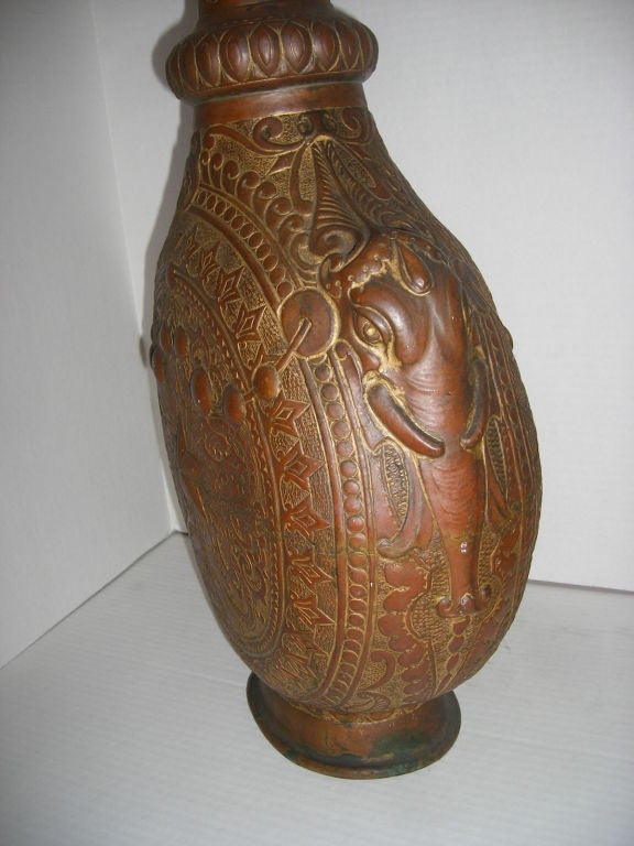 Hammered Copper Vase For Sale 5