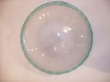 Green Glass Flush Mounted