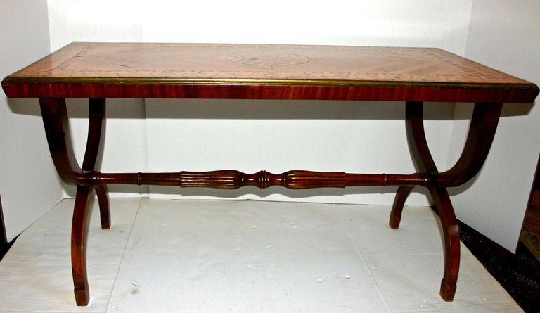 rectangular antique coffee table