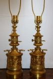 Antique Pair of French Neo Classic Style Table Lamps