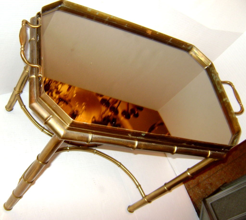 Bamboo Brass Coffee Table 1