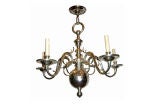 Antique Silver Plated Chandelier