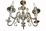 Antique Silver Plated Chandelier