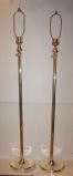 Antique Pair of  Silver Plated Floor Lamps