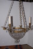 Empire Chandelier with Swans