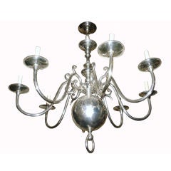 Antique Silver Plated Chandelier