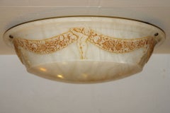 Carved Alabaster Fixture