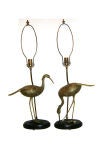 Pair of Crane Shaped Table Lamps