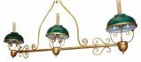 Large Bronze Billiard Light Fixture