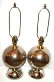 Pair of Mercury Glass Table Lamps